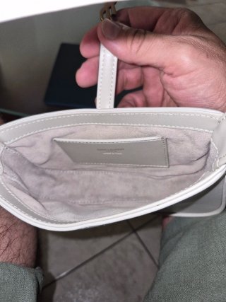 Borsa Saint Laurent Le 5 à 7 Beige