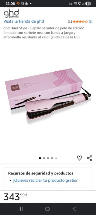 GHD Duet Style Pink Edición Limitada