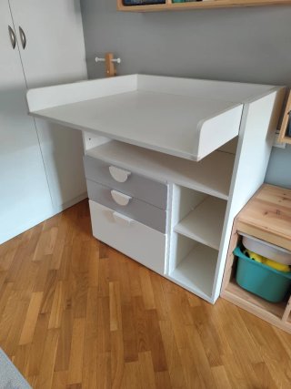 Cambiador Bebé IKEA SMÅSTAD Blanco