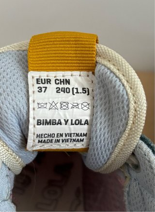 Zapatillas Bimba  37
