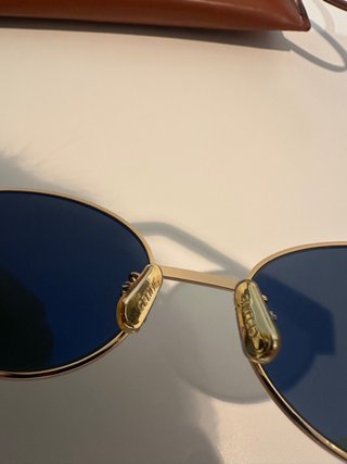 Gafas de sol Celine Triomphe Doradas y Verdes