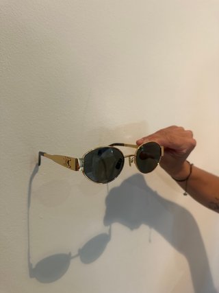 Gafas de sol Celine Triomphe Doradas y Verdes