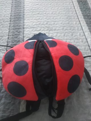 Mochila / disfraz mariquita infantil