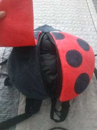 Mochila / disfraz mariquita infantil
