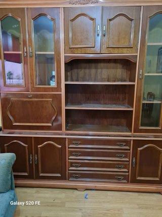 Mesa de comedor y 6 sillas madera