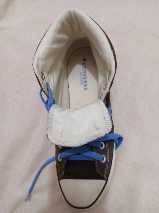 Zapatillas Converse de ante marrón