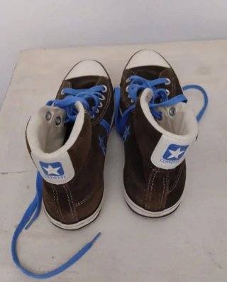 Zapatillas Converse de ante marrón