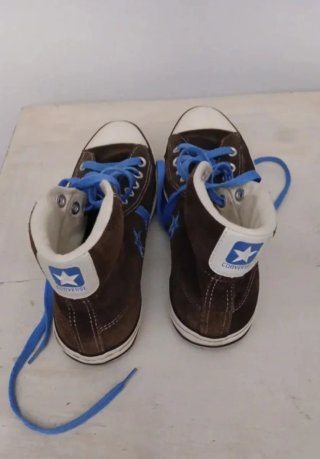 Zapatillas Converse de ante marrón