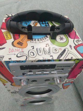 Altavoz Bluetooth Karaoke Dynasonic Multicolor