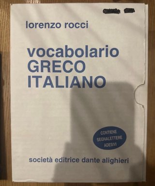 Vocaboluario Rocci