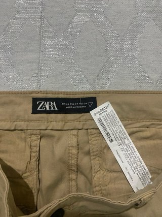 Calças Zara Homem Bege