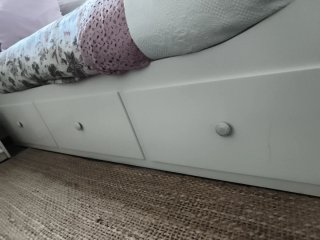 Ikea HEMNES Diván con 3 cajones,y dos colchones