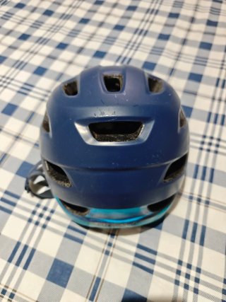 Casco Giro Azul para Bicicleta de Montaña Talla M