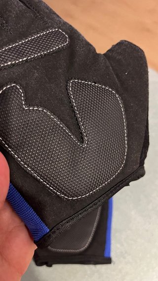 Guantes de Gimnasio Softee Negros y Azules