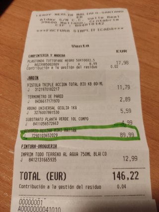 Armario exterior resina sin estrenar