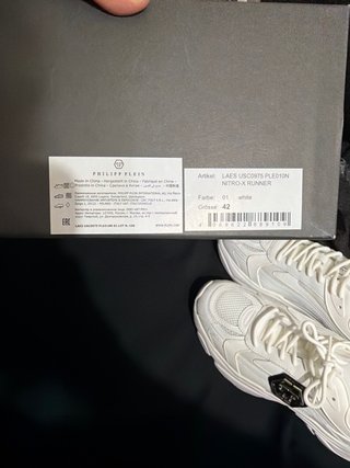 Philipp Plein Nitro-X Runner Blancas TICKET