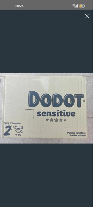 Pañales Dodot Sensitive Talla 2 (198 uds)