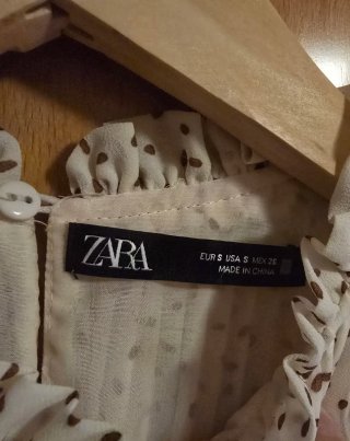 Vestido Zara estampado