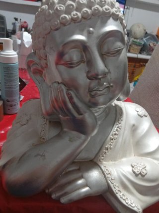 Figura Buda Escayola Vintage