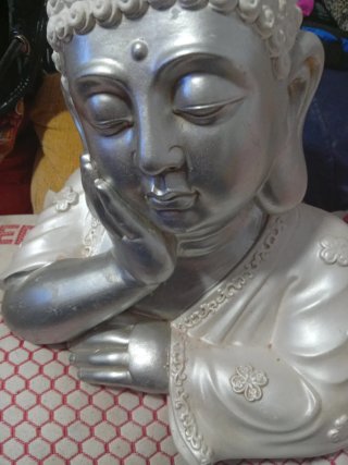 Figura Buda Escayola Vintage