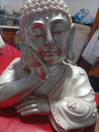 Figura Buda Escayola Vintage
