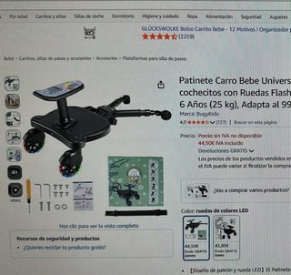 Patinete Universal para carritos Bebés/niños