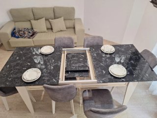 Mesa Comedor Extensible Negra