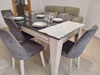 Mesa Comedor Extensible Negra