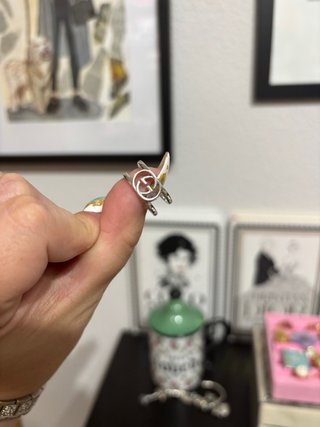 Anillo Gucci Doble G plata
