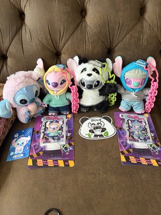 Pendente Labubu Skullpanda Stitch The Monsters
