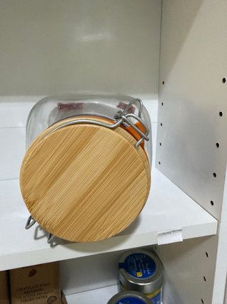 6 unidades Tarro de cristal con tapa hermética