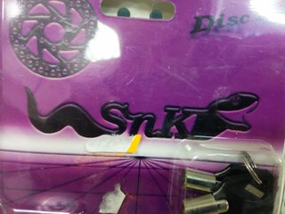 Candado de disco antirrobo para moto / scooter