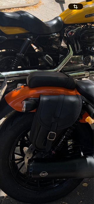 Harley-Davidson Naranja Cruiser