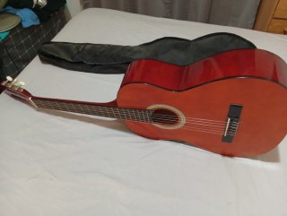Guitarra Clásica Naranja