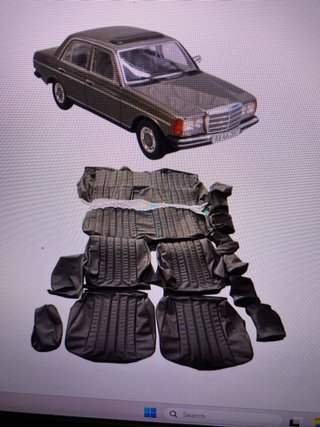 Fundas Asientos MB W123
