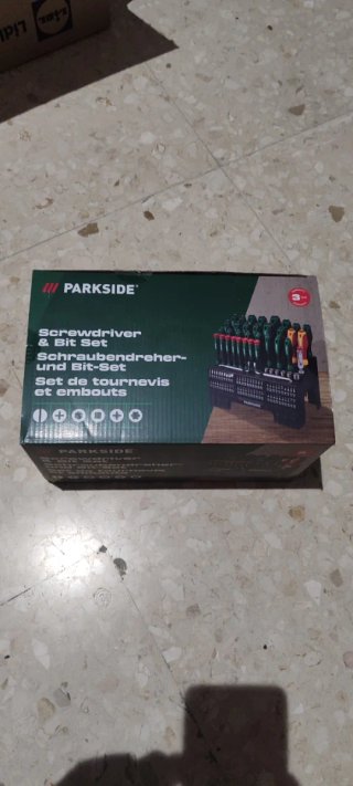 Set de destornilladores y puntas precisión Parksid