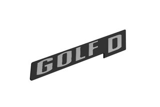 VW GOLF MK1 EMBLEMA TRASERO [VARIAS VERSIONES]