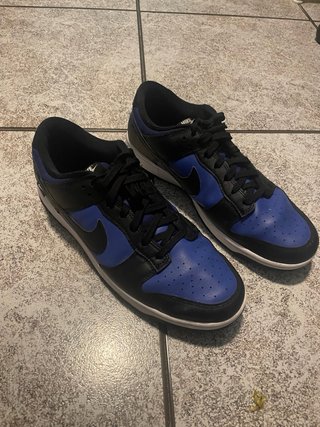 Zapatillas Nike Dunk Low Negras y Azules