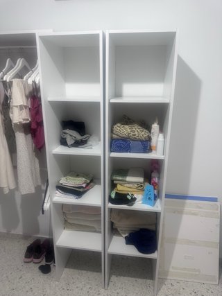 Vestidor modular blanco