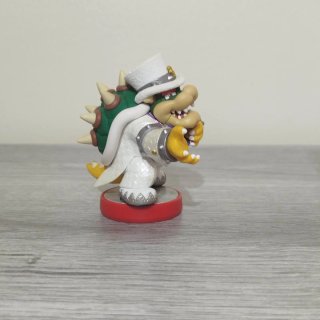 Amiibo Bowser Casamento Super Mario Nintendo