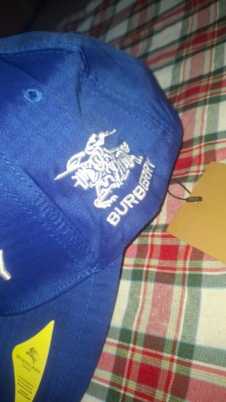 Gorra Burberry azul