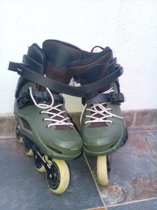 Patines en línea Rollerblade verdes