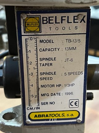Taladro Columna BELFLEX TB-13/5 13mm