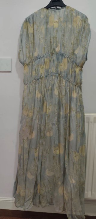 Vestido largo Zara estampado floral