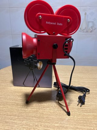 Lámpara de mesa estilo cine vintage