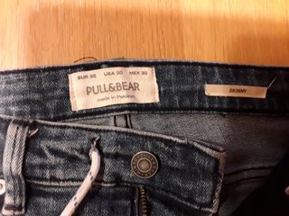 Bermuda vaquera Pull&Bear desgastada