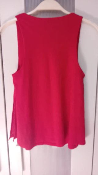 Camiseta Mango Roja Talla XS