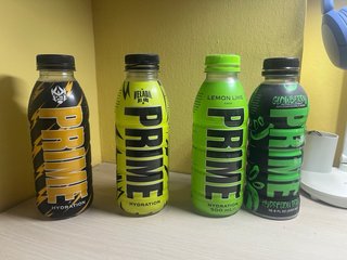 Coleccion botellas prime