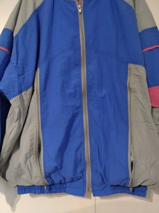 Sudadera cremallera táctel vintage Talla L