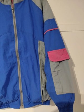 Sudadera cremallera táctel vintage Talla L